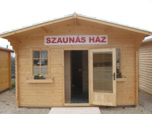 Szaunás faház